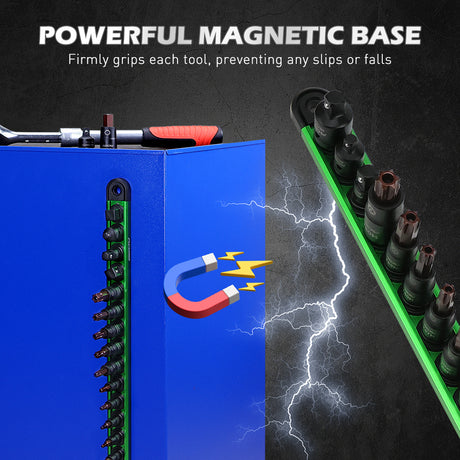 16PCS tamper proof Torx bit socket set with magnetic rail and CR-V S2 steel sockets for automotive and mechanical repair in Australia