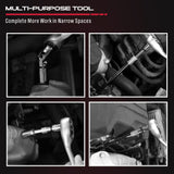 SEDY 3/8-inch socket extension bar set with universal joint for automotive and mechanical repair.