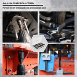 SEDY 80-piece magnetic nut driver bit set with SAE and metric sizes in storage case