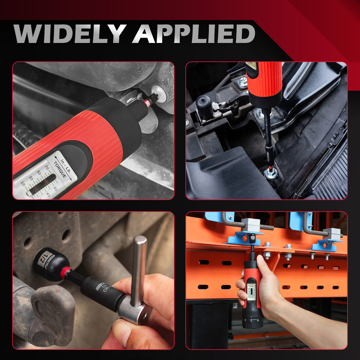 64-piece torque screwdriver set with 10-70 in-lb adjustable torque driver, 1/4 inch S2 bits, magnetic nut drivers, ratchet wrench and storage case for automotive, electronics and repair work