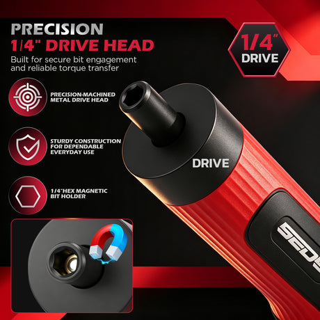 64-piece torque screwdriver set with 10-70 in-lb adjustable torque driver, 1/4 inch S2 bits, magnetic nut drivers, ratchet wrench and storage case for automotive, electronics and repair work