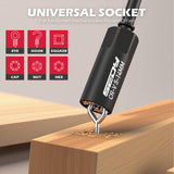 SEDY 41-piece 1/4-inch drive magnetic nut driver set with metric and SAE bits, strong magnetic tips, ratchet handle, and universal socket for versatile repair use.