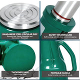 50 ton heavy duty screw jack with reinforced base, safety warning line and high lift range for trucks, machinery and industrial lifting