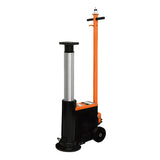 80 ton pneumatic hydraulic jack with long handle, heavy duty lift cylinder and wheels for trucks, trailers and industrial workshop lifting
