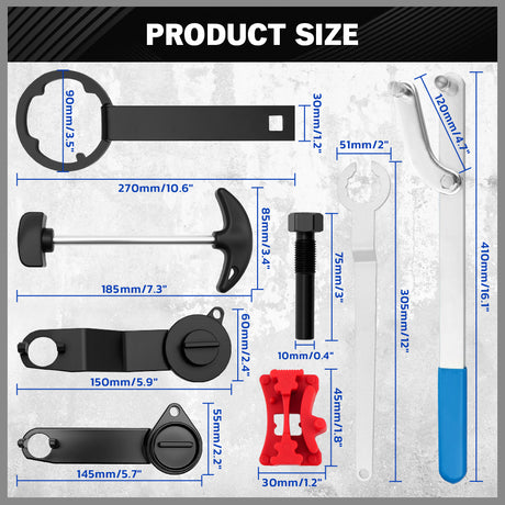 ea211 engine timing tool kit camshaft locking tool set for vw audi skoda tsi engine timing alignment tools with case