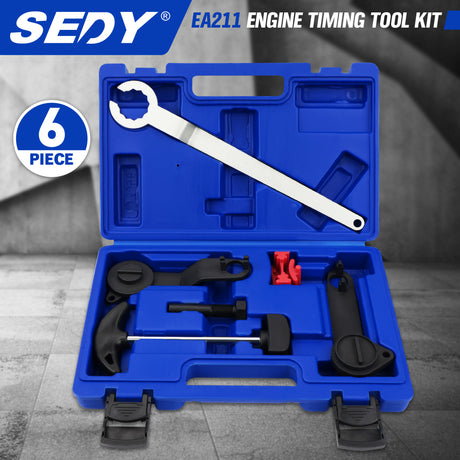 ea211 engine timing tool kit 6pcs camshaft locking tool set for vw audi skoda tsi engine alignment timing repair tools with case