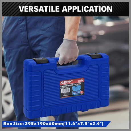 ea211 engine timing tool kit 6pcs camshaft locking tool set for vw audi skoda tsi engine alignment timing repair tools with case