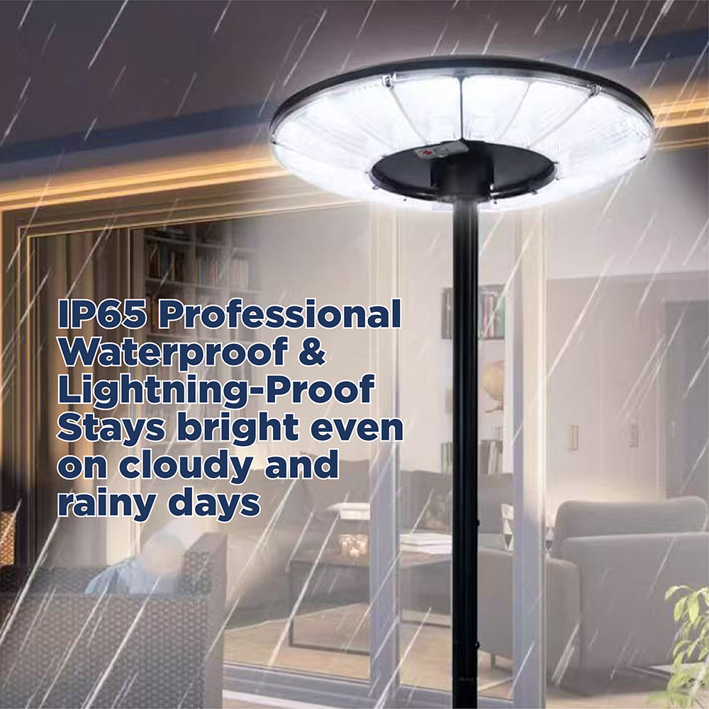 solar floor standing garden light with radar sensor remote control IP65 waterproof outdoor patio light multi size