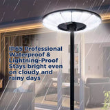 solar floor standing garden light with radar sensor remote control IP65 waterproof outdoor patio light multi size