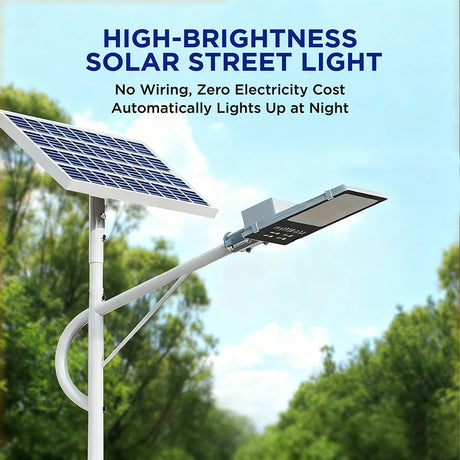 4 meter solar powered LED street light with galvanized steel pole, IP65 waterproof outdoor dusk to dawn lighting