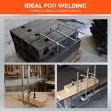 12 inch heavy duty bar clamps set for woodworking and metal welding