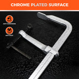 heavy duty bar clamps set with 1200 lbs clamping force for woodworking and metal welding