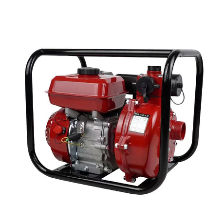 2 inch gasoline water pump with 7.5HP engine and steel frame for irrigation drainage and water transfer