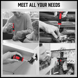 11-piece magnetic screwdriver set with storage rack, Phillips and flathead screwdrivers for home and garage use