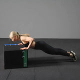 3-in-1 soft foam plyometric jump box with selectable 12/14/16, 16/18/20 or 16/20/24-inch heights for home gym workouts