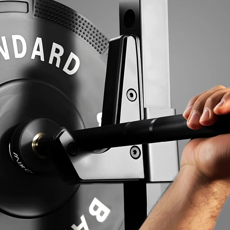 multi-function power cage power rack with cable crossover, lat pulldown, low row station and gym attachments for home strength training