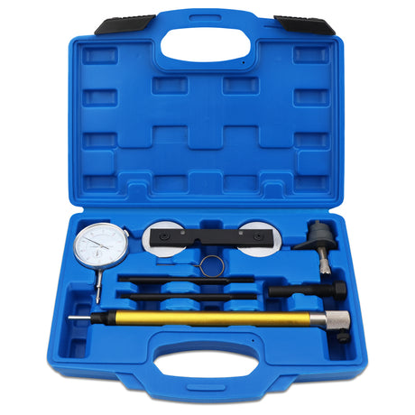 engine timing tool kit with dial gauge for VAG 1.2 1.4 1.6 FSI 1.4 TSI camshaft alignment crankshaft locking tool set