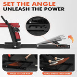 plate loaded leg extension and curl machine with adjustable footplate backrest hip thrust function home gym lower body workout equipment