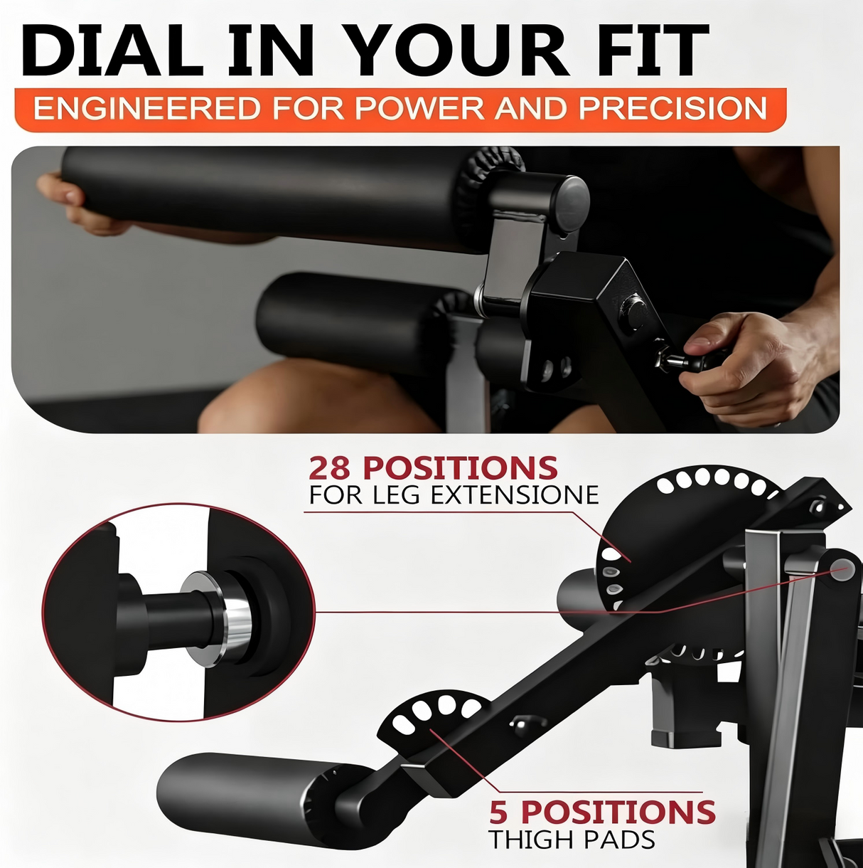 leg extension and curl machine adjustable leg developer home gym equipment compact strength trainer with weight plate holder quad hamstring workout bench