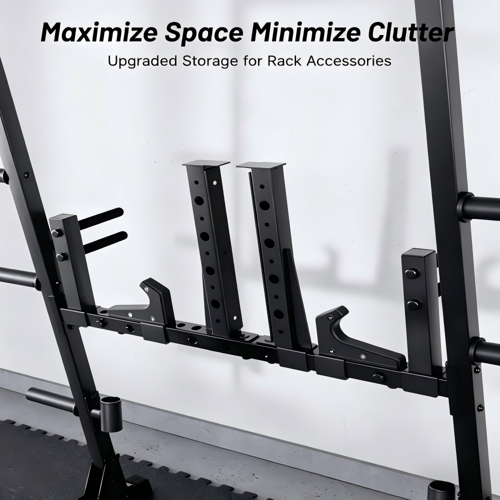 all in one smith machine power rack home gym with cable system dual pulley multifunction workout equipment
