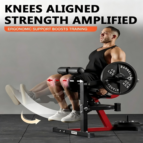 leg extension and curl machine adjustable leg developer home gym equipment compact strength trainer with weight plate holder quad hamstring workout bench