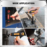 14 piece T handle hex key set CR-V steel metric SAE allen wrench long arm ergonomic grip tool set for automotive repair garage