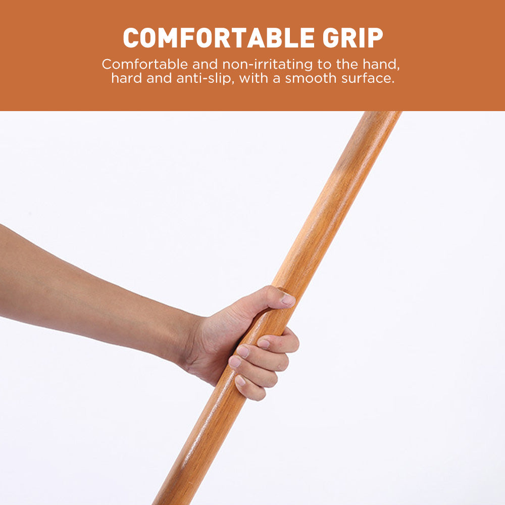 1.6m wooden shovel handle replacement hardwood 160cm 3.5cm heavy duty garden tool handle for shovel rake hoe