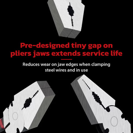 10 inch multi-function clamping pliers made of CR-V steel with non-slip grip and 29mm max jaw opening for wire and general repair work