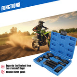 motorcycle flywheel puller set magnetic motor puller kit for dirt bike atv scooter clutch removal tool metric thread repair kit