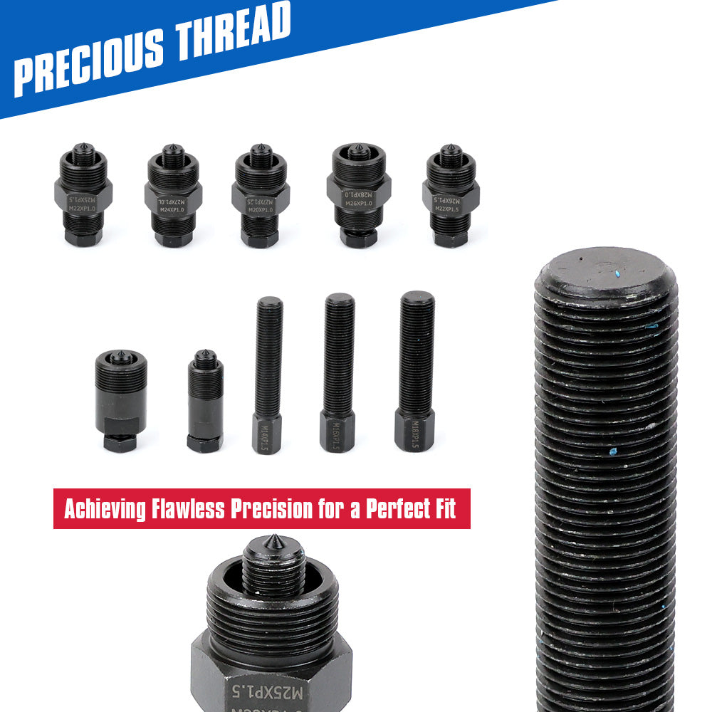 motorcycle flywheel puller set magnetic motor puller kit for dirt bike atv scooter clutch removal tool metric thread repair kit