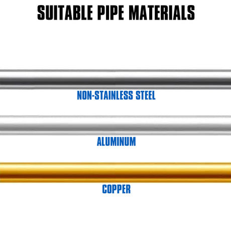 4-piece brake tube flaring tool kit with dual head design for 3/16" SAE and 4.75mm DIN bubble and double flares, in blue storage case
