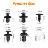 100PCS car fastener clips and trim removal tool kit for automotive panel, bumper, and door repair in Australia