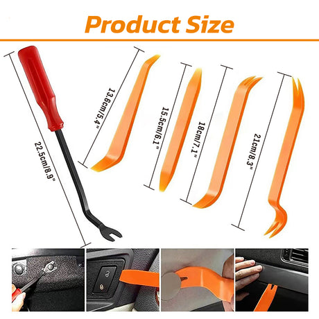 100PCS car fastener clips and trim removal tool kit for automotive panel, bumper, and door repair in Australia