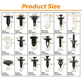 415PCS car fastener clips and trim removal tool kit for automotive door, bumper, and panel repair in Australia