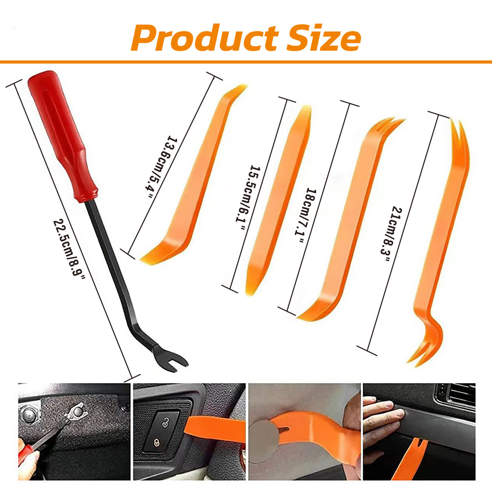 415PCS car fastener clips and trim removal tool kit for automotive door, bumper, and panel repair in Australia