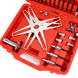 SAC clutch adjusting and alignment tool kit with  adapters and carry case for automotive clutch repair
