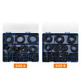 420 piece o ring assortment kit with 32 sizes nbr rubber sealing rings in double layer organizer case for automotive plumbing and diy repairs