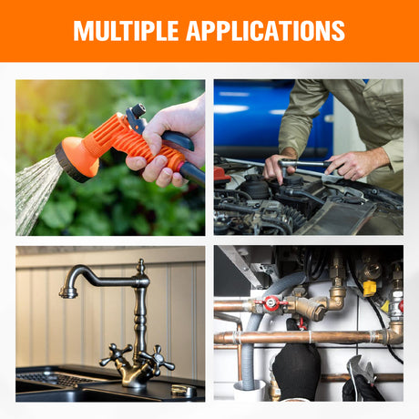 420 piece o ring assortment kit with 32 sizes nbr rubber sealing rings in double layer organizer case for automotive plumbing and diy repairs