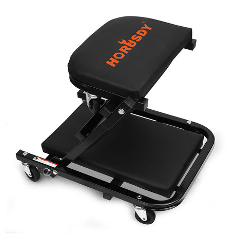 rolling creeper seat and lying board with 360 degree swivel casters for garage car repair and workshop use