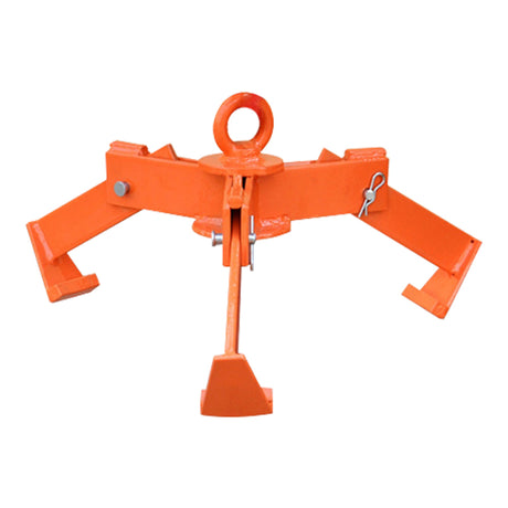 three jaw oil drum lifting clamp 750kg heavy duty steel barrel lifter for crane hoist forklift drum handling