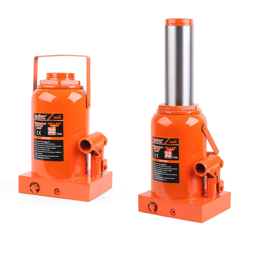 Heavy-Duty Hydraulic Bottle Jack - 10/12/20 Ton Capacity Car Lifts Jack with Safety Valve