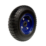 8" 2.50-4 Solid Trolley Wheel - Jockey Puncture Proof Tyre, Single Hub, 16mm Bore