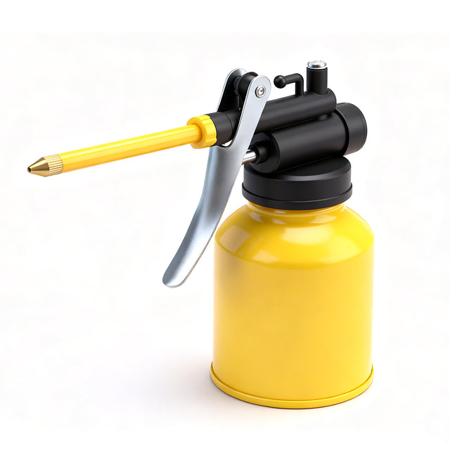 250ml high pressure oil can with long precision metal spout for bicycle car and workshop lubrication