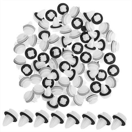 250pcs car door panel clips trim retainer fasteners 9mm push type automotive plastic clips with foam gasket replacement kit