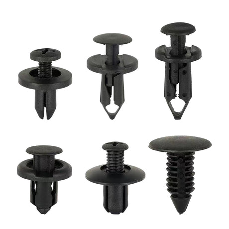 190pcs car retainer clips kit push type fasteners assortment automotive trim panel bumper door clips plastic rivets replacement set