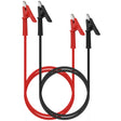 SWANLAKE 1000V 20A alligator clips test leads with red and black silicone cables and insulated jaws for electrical testing and connection