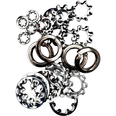 Extensive 720-Piece Washer Assortment Set - Includes C-Type and Star Type Washers in Various Sizes for Fastening Needs
