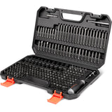 219-Piece Detailed Security Bit Set including Various Screwdriver, Hex, Torx, and Tamper-Proof Bits
