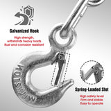 900kg engine leveler balancer with durable steel chains and adjustable hooks for shop crane hoists