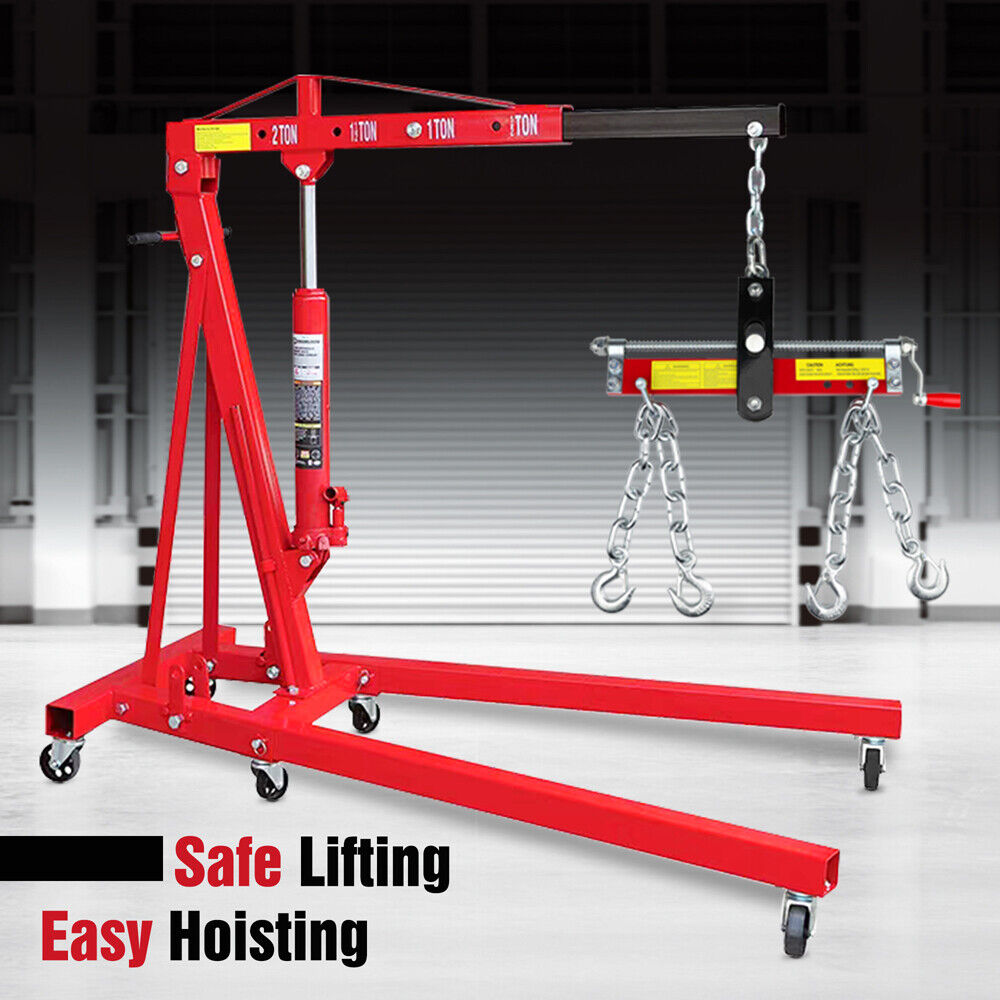 900kg engine leveler balancer with durable steel chains and adjustable hooks for shop crane hoists